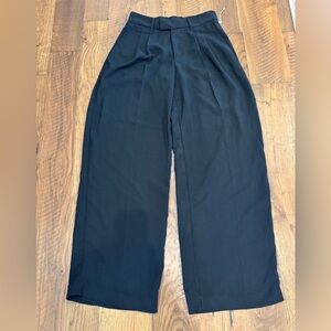 A New Day Black Wide-Leg Dress Pants Sz 4 NWOT